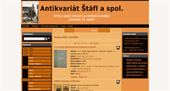 Desktop Screenshot of antik-stafl.cz